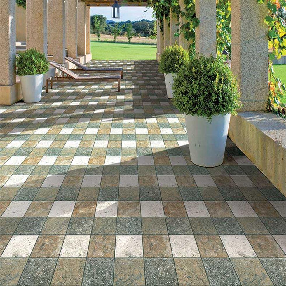 Outdoor parking tiles